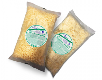 Mozzarella per pizza/ Сырный продукт Моцарелла PROLine Premium, 45%,  тертый (кубики, соломка), 1 кг