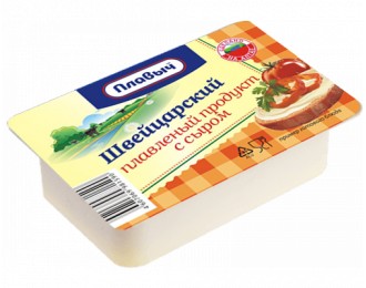 Плавленый продукт с сыром Швейцарский, 90 г