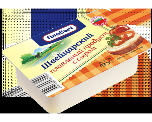 Плавленый продукт с сыром Швейцарский, 90 г