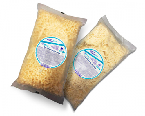 Mozzarella per pizza/ Сыр «моцарелла для пиццы» PROLine, тертый (кубики, соломка), 1 кг